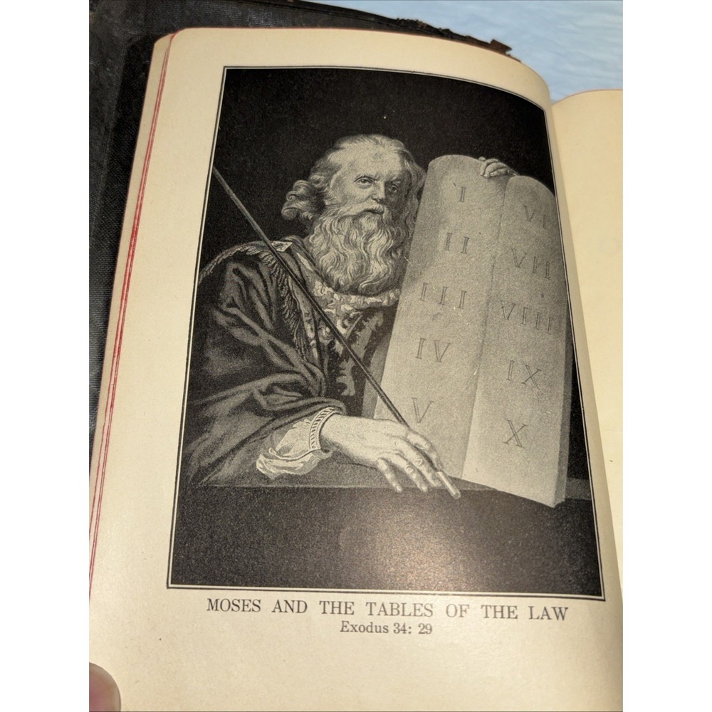 Antique 1922 National Bible Press Illustrated King James Bible Maps Concordance - Picture 7 of 16